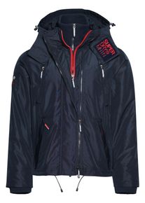 Superdry & Co, Overgangsjakke 'Mountain', Marin / Brandr&oslash;d, St&oslash;rrelse XL