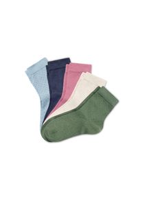 Tchibo - 5 Paar Socken - Damen - Gr. 35-38 - mehrfarbig