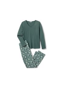 Tchibo - Pyjama - Damen - Gr. S - dunkelgr&uuml;n