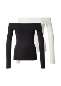 ABOUT YOU P&oacute;l&oacute; 'Lieselotte' Női fekete / feh&eacute;r , M&eacute;ret 34