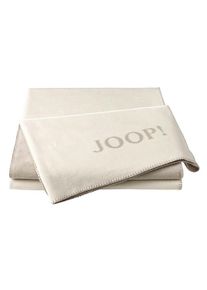 JOOP! Wohndecke, Wei&szlig;, Beige, Textil, 150x200 cm, Made in Germany, Oeko-Tex&reg; Standard 100, Kettelrand, pflegeleicht, Heimtextilien, Wohntextilien, Decken, Kuscheldecken