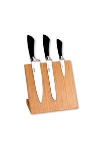 Kesper Messerblock, Eichefarben, Holz, Bambus, 20x13x23 cm, FSC 100%, magnetisch, K&uuml;chenmesser, Messerbl&ouml;cke