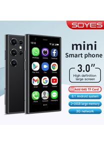 SOYES S23 Pro Mini Smartphones Android 8.1 Dual SIM 3.0'' HD 1000mAh Battery WIFI Bluetooth 3G Small Mobile Phone