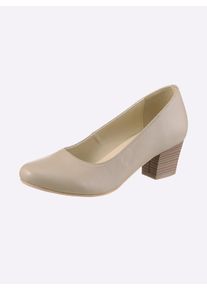 Andrea Conti Damen Pumps mit weicher Polsterung in beige ,Gr&ouml;&szlig;e 36, Witt, 100% Lederimitat