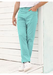 Catamaran Heren Broek van zomers twill in salie ,maat 48, Witt, 98% Katoen, 2% Elastan