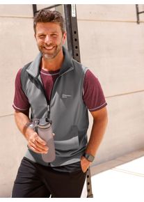 Heren Sweatvest met zijzakken in antraciet ,maat 44/46, Witt, 70% Viscose, 27% Polyester, 3% Elastan