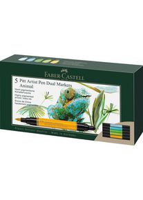 Faber-Castell Tuschestift PAP Dual Marker 5x Tiere
