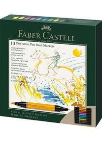 Faber-Castell Tuschestift PAP Dual Marker 10er Etui