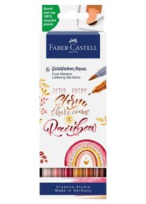 Faber-Castell Gofa Aqua Dual Marker Lettering Set BoHo