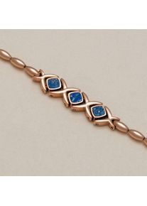 Holzkern Bracelets Femme or rose et lapis-lazuli