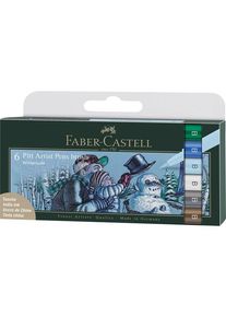 Faber-Castell Tuschestift Pitt Artist Pen B Winter 6x