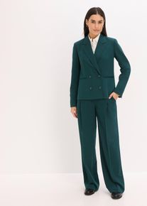 bonprix Femei Costum cu pantaloni (set/2 piese), verde, 42