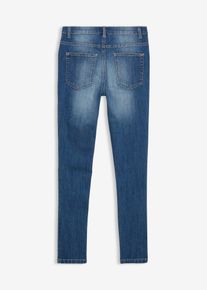 bonprix Blugi stretch Skinny Fit cu talie reglabilă, straight, albastru, 152
