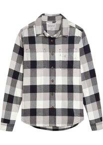 Carhartt Hamilton Plaid Flannel, camicia donna , colore: Nero/Bianco , dimensione: L
