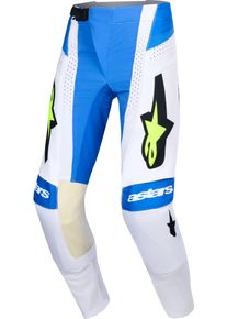 Alpinestars Techstar Knif, textile pants , color: White/Light Blue/Black/Neon-Yellow , size: 38