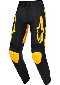 Alpinestars Racer Riway, stoffen broek , kleur: zwart/geel , maat: 28