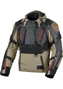 Macna Tryton, textile jacket waterproof , color: Light Grey/Black , size: L