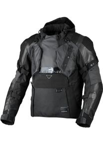 Macna Tryton, textile jacket waterproof , color: Black , size: S