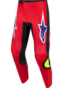 Alpinestars Fluid Grid, textile pants , color: Red/Black/Purple/Neon-Yellow , size: 32