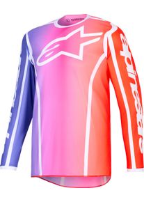 Alpinestars Fluid Apex, jersey , color: Pink/White/Orange/Violet , size: L