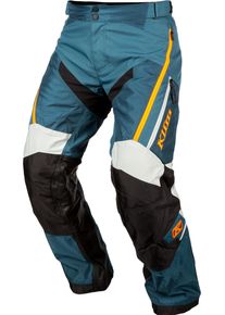 Klim Dakar OTB, stoffen broek , kleur: Petrol/Zwart/Lichtgrijs/Oranje , maat: 34