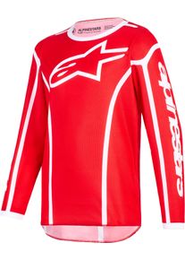 Alpinestars Fluid Apex, jersey youth , color: Red/White , size: XL