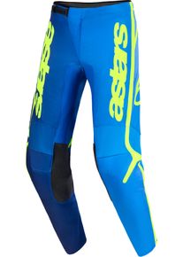 Alpinestars Fluid Apex, textile pants , color: Blue/Neon-Yellow/Dark Blue , size: 30