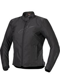Alpinestars Stella T-SPS V2, textile jacket waterproof women , color: Black/Black , size: XS