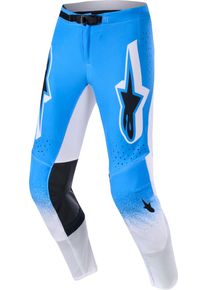 Alpinestars Supertech Scenz, stoffen broek , kleur: Lichtblauw/Wit/Zwart , maat: 40