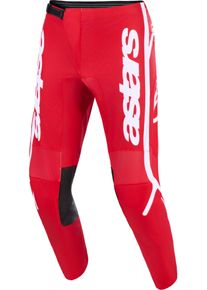Alpinestars Fluid Apex, pantalon en textile , couleur: Rouge/Blanc , taille: 32