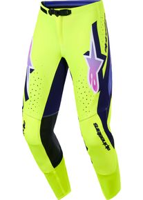 Alpinestars Supertech Vista, textile pants , color: Yellow/Purple/Black/Pink , size: 30