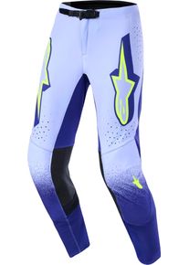 Alpinestars Supertech Scenz, textile pants , color: Purple/Light Purple/Neon-Yellow , size: 34