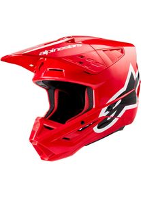 Alpinestars S-M5 Corp, motocross helmet , color: Red/White/Black , size: L