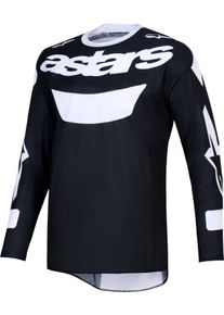 Alpinestars Racer Air Riway, jersey , color: Black/White , size: S