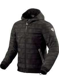 Revit Saros, textile jacket , color: Black/Dark Grey , size: M