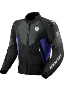 Revit Control H2O, textile jacket waterproof , color: Black/Blue , size: XXL