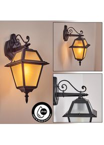 hofstein Fornelos Buitenlicht, Wandlamp voor buiten, Wandlamp Zwart, 1-licht