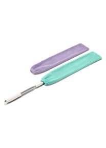 Tchibo - Teleskopowa miotełka do kurzu - kolor: turkusowy/beżowy