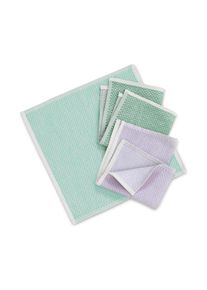 Tchibo - Ściereczki do zmywania - kolor: turkusowy/beżowy