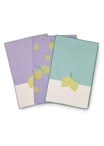 Tchibo - Ściereczki do naczyń - kolor: zielony/beżowy