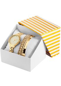 Damen Schmuck-Set in goldfarben ,Gr&ouml;&szlig;e 0, WITT, 70% Metall, 30% Edelstahl