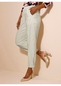 Damen 7/8-Hose in Bengalin-Qualit&auml;t in champagner ,Gr&ouml;&szlig;e 36, WITT, 65% Baumwolle, 31% Polyamid, 4% Elasthan