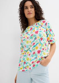 bonprix Női P&oacute;l&oacute; bio-pamutb&oacute;l, feh&eacute;r, 52/54