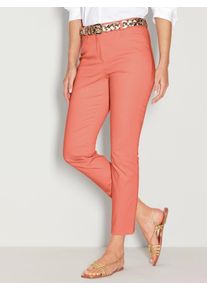 Peter Hahn - Kn&ouml;chellange Hose Barbara, orange, Gr. 46, Baumwolle