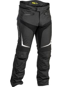 Lindstrands Sandvik, pantalon en textile imperm&eacute;able , couleur: Noir/Blanc , taille: 56