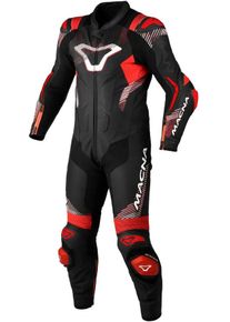 Macna Armadyl, leather suit 1pcs. , color: Black/Red/White , size: 48