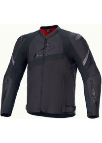 Alpinestars T-GP Plus R V4, textile jacket , color: Black/Black , size: XL