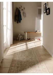 benuta Nest L&oslash;per Lorenzo Beige 80x250 cm Ornament, Vintage