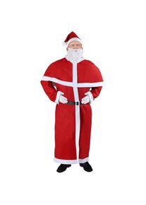 Detex Disfraz de Pap&aacute; Noel conjunto completo talla &uacute;nica