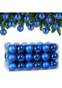 Casaria Bolas set de 54 azul para &aacute;rbol